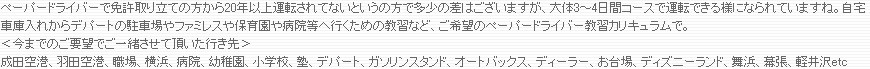 ペーパードライバー教習システム