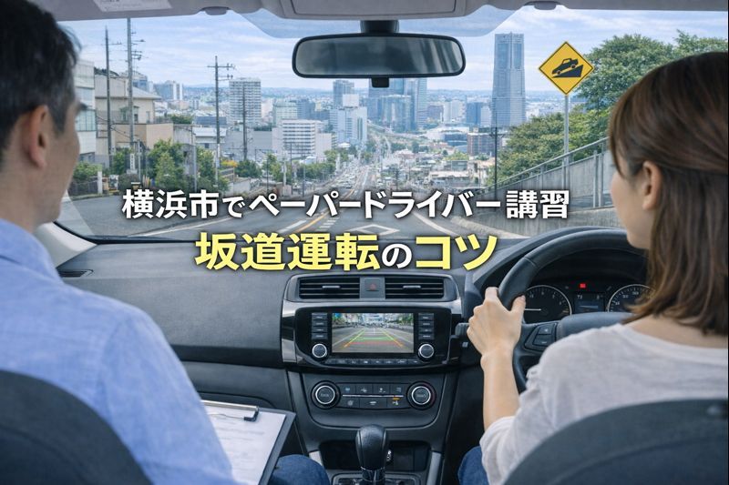横浜市でペーパードライバー講習｜坂道運転のコツを完全解説