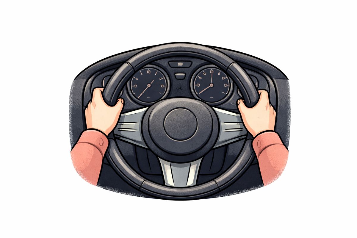 車庫入れを克服するためにハンドル操作は大切