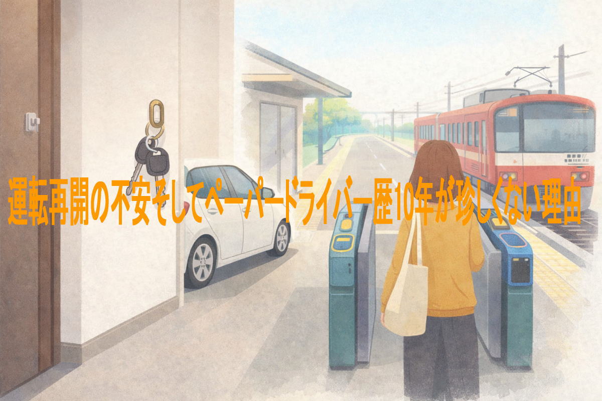 運転してなくて10年が珍しくない理由<