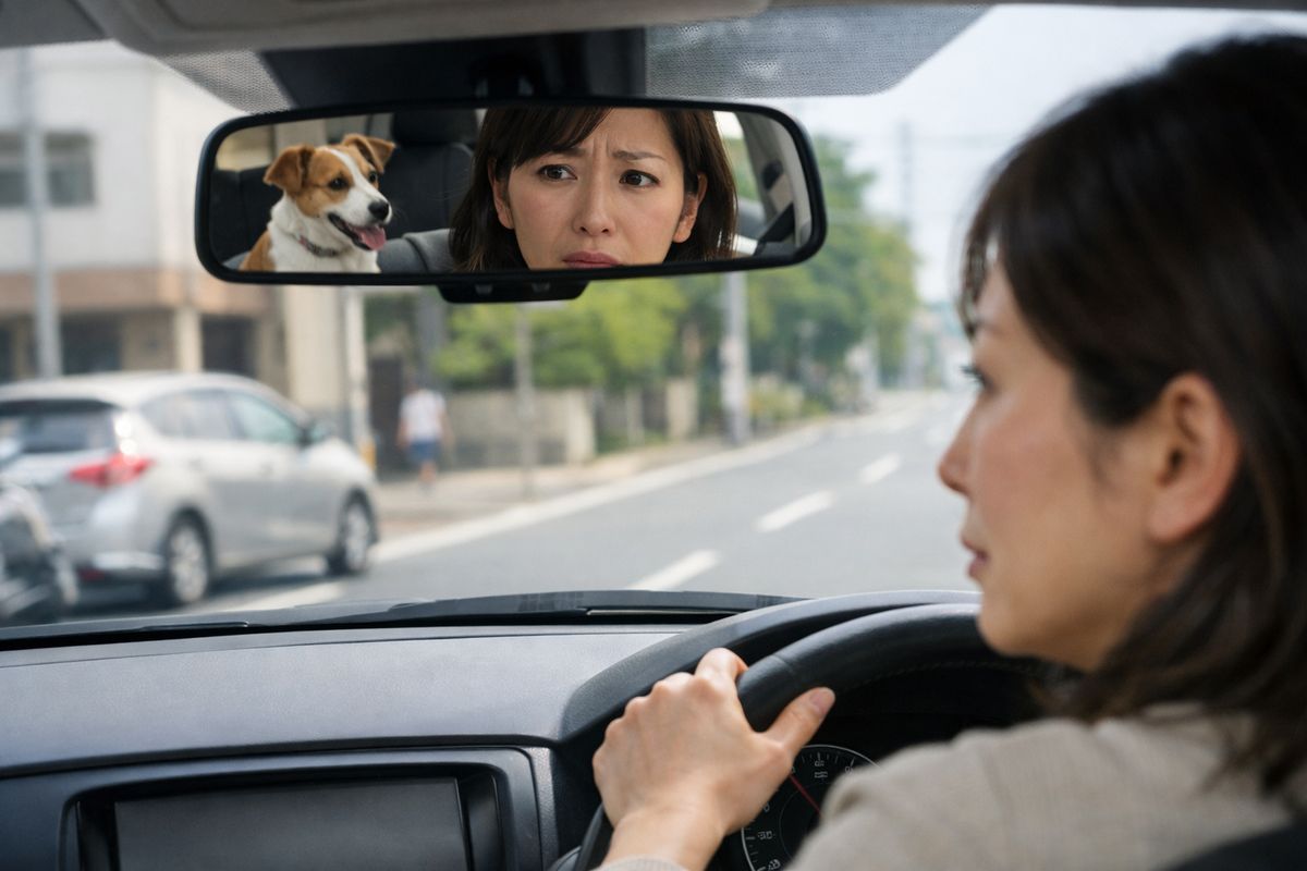 ペットが気になって運転に集中しづらい状況を、固定と環境づくりで改善するための準備